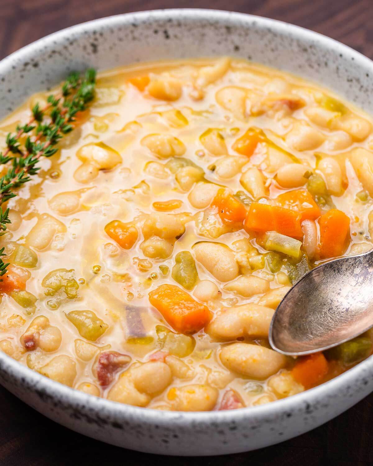 Tuscan White Bean Soup | Pickled Plum