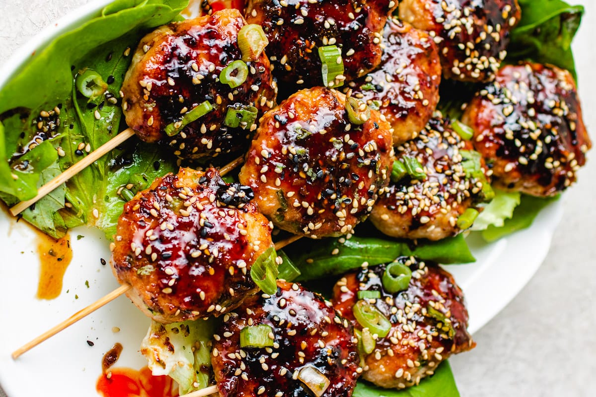 Tsukune (Japanese hen meatball skewer) つくね • Simply One Cookbook