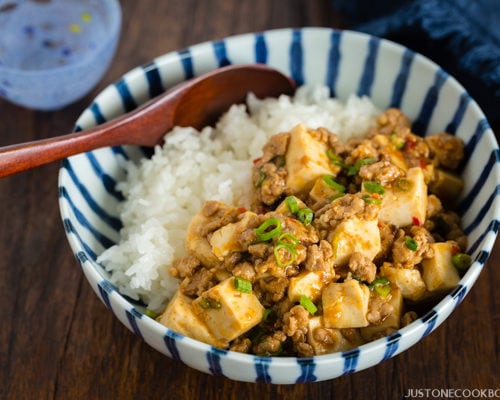 Mapo Tofu with Spinach and Mushroom – Japanese Cooking 101