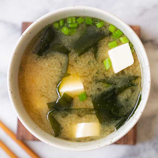 Miso Soup with Harusame (glass noodles) – Japanese Cooking 101